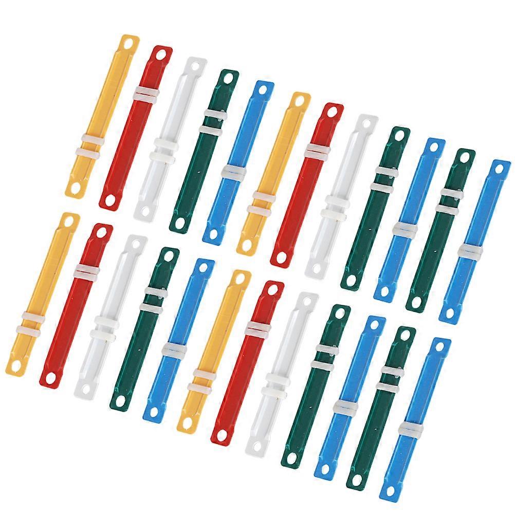 Loose-leaf Clips 100 Pcs Plastic Binding Clips For Office Notebook File Folders Ideal For Students and Office Workers To Organize Documents