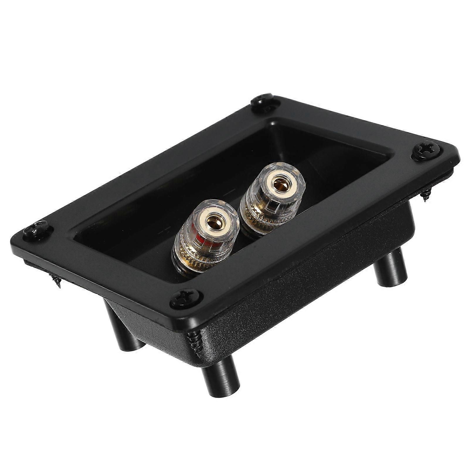 Speaker Junction Box Two-Way Loudspeaker Connector with Screw Cup Connector