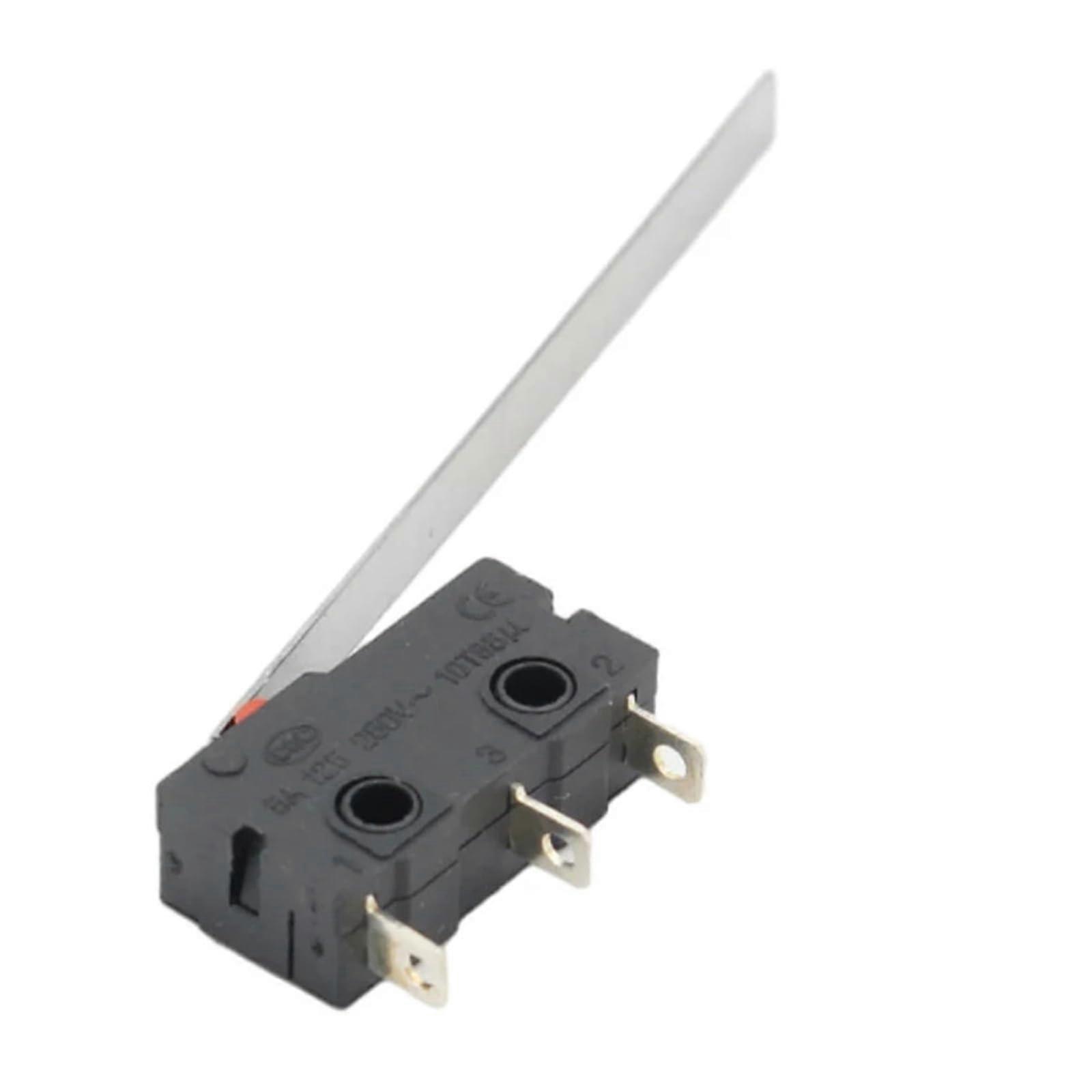 Limit Switch, 10-Pack, 3-Pin N/O N/C, 5A 250VAC MicroSwitch