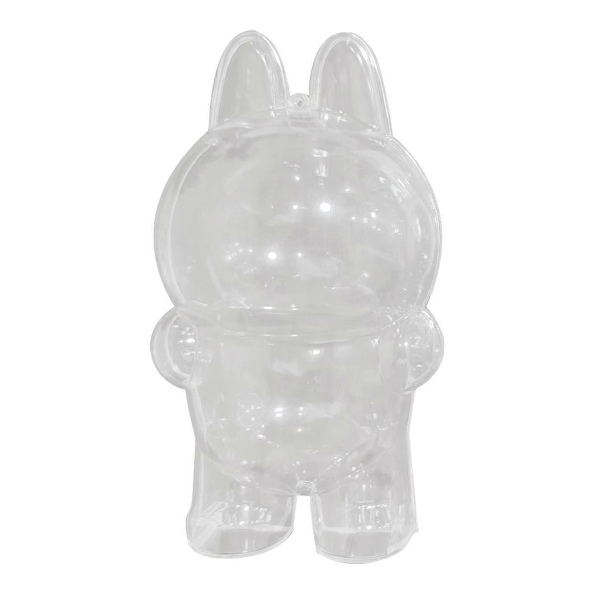For Transparent Protective Cover for Toys Dustproof Storage Case Cute Plushie Display 10.5x18.5cm