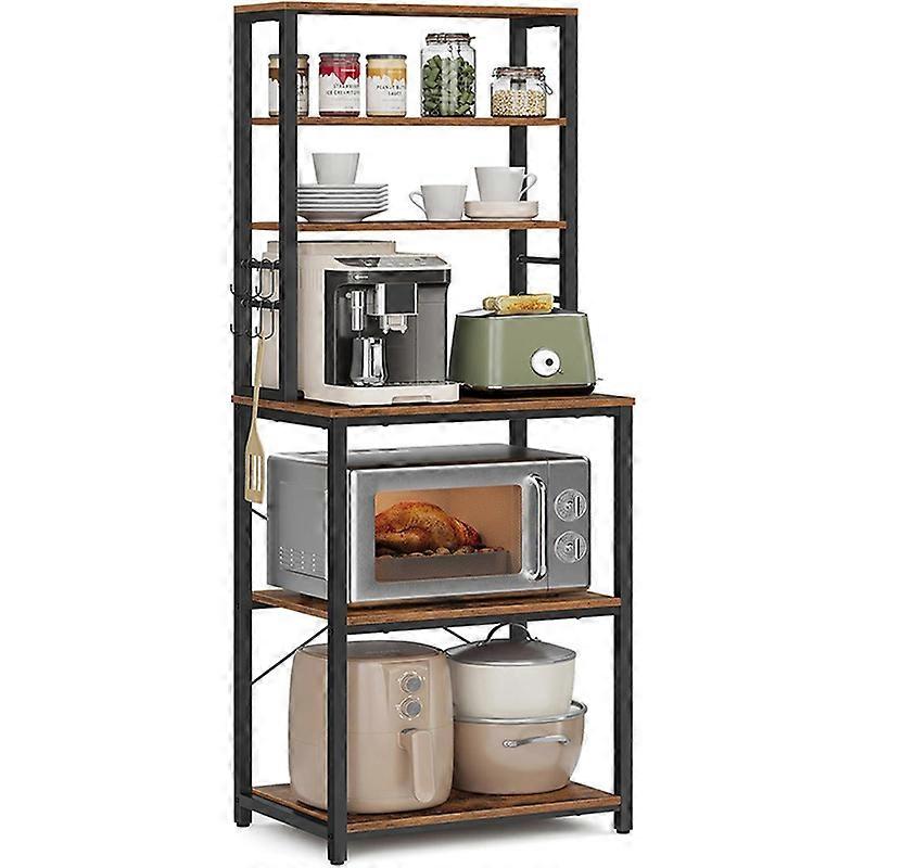 Five-Tier Kitchen Multi-Function Microwave Stand (40L x60W x167H)