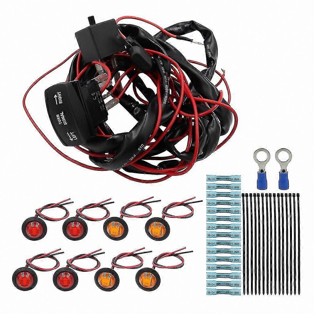 Universal 12V LED Turn Signal Switch Kit for ATV UTV