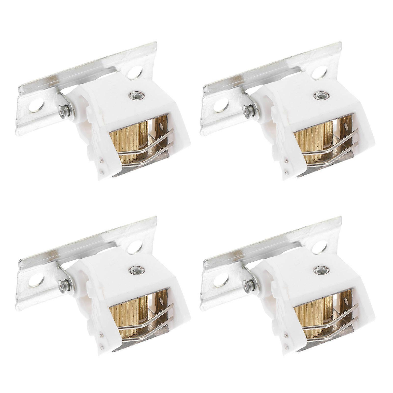 Curtain Lock Set of 4 for Home Use White Universal Roller Blind Accessories with Polyester Material