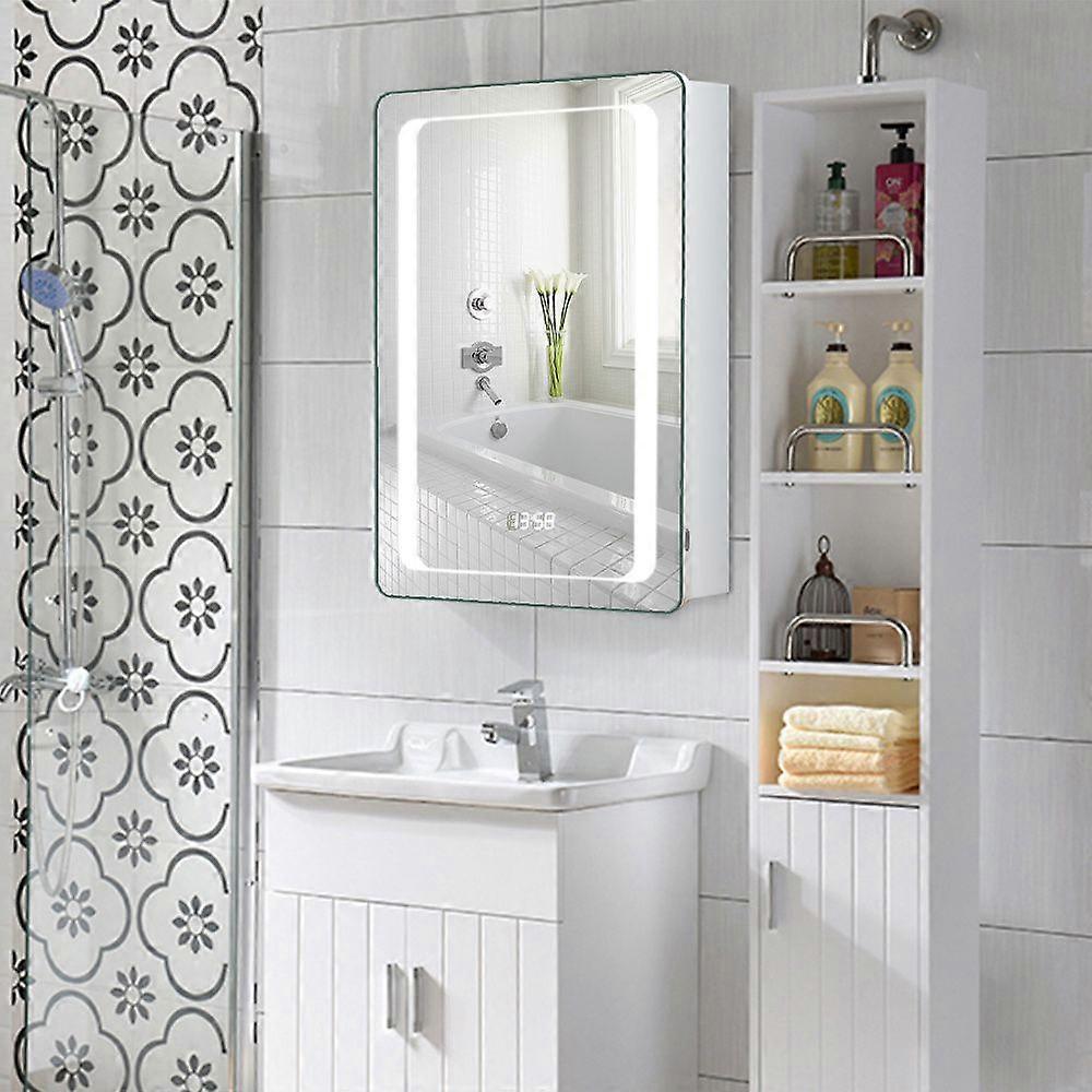 Wall Cabinet Bathroom Mirror with Sensor Wall Mounted