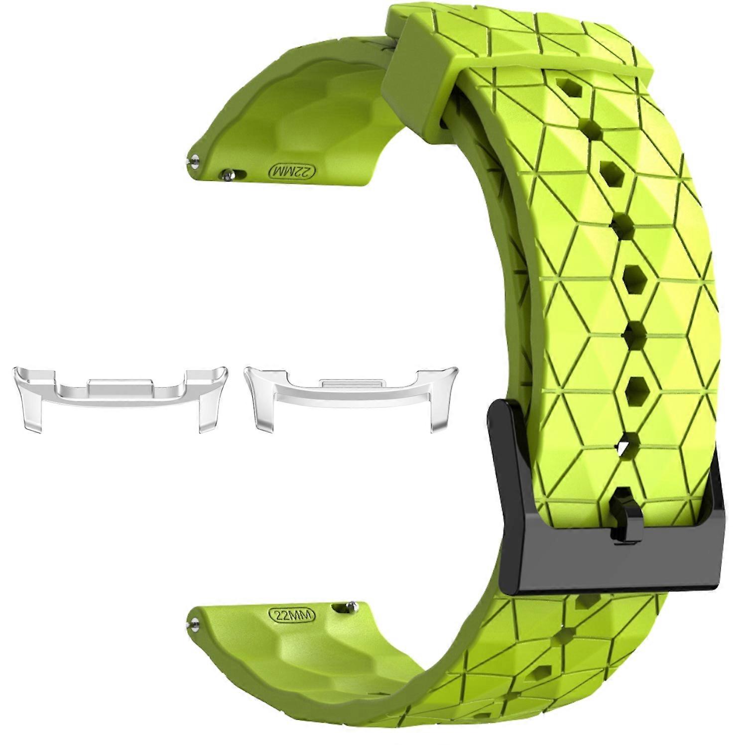 适用于三星 Galaxy Watch 8 / 8 Classic / Ultra 2 硅胶表带 H - 绿色