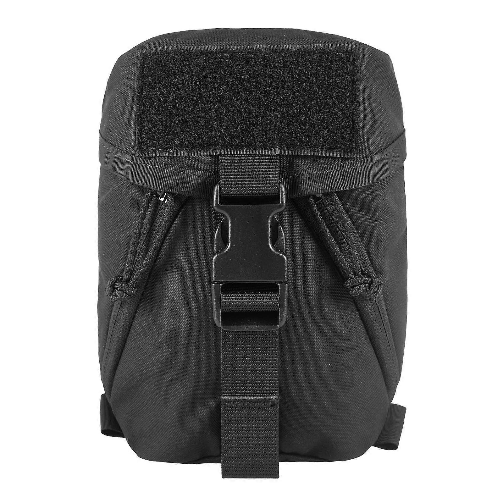 EDC Waist Bags for Men, Tactical First Aid Tool Organizer Pouch, Durable Black Dump Bag, Multi-Use Gear Carrier