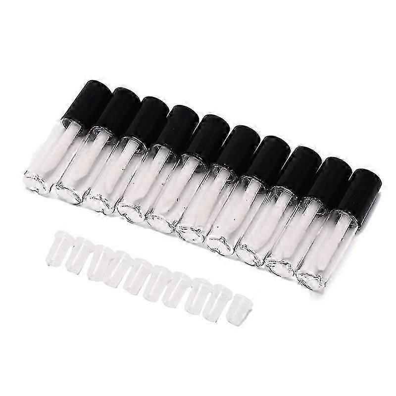 10pcs/lot Diy Lip Balm Tube Container With Cap Empty Lipstick Bottle Lipgloss Tube Cosmetic Sample Container