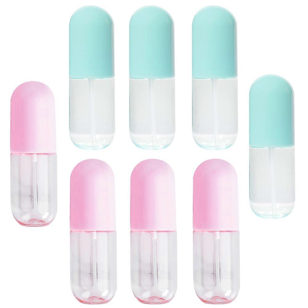 Mini Travel Bottles 8Pcs 40Ml Capsule Spray Bottle Set For Women Skincare Travel-Friendly And Compact Design For Everyday Use
