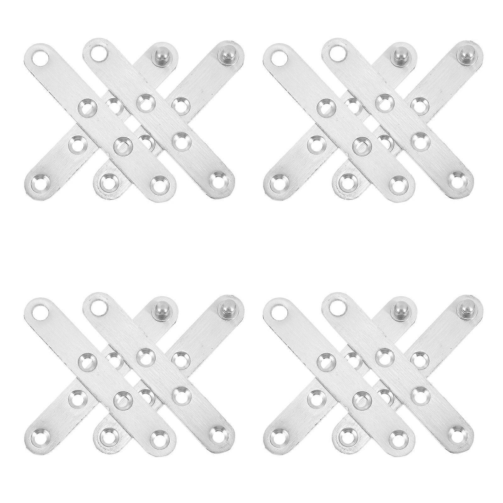 Silver Stainless Steel Rotating Hinges for Door with Concealed -degree Smooth Operation