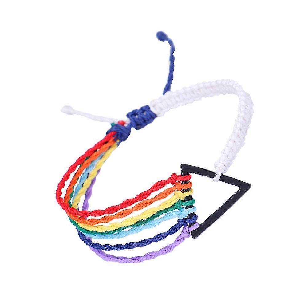 Decorative Hand Strap Bracelet for Men and Women Crafted from Durable Wax Material with Multicolor Design for Prom Wear 1Set