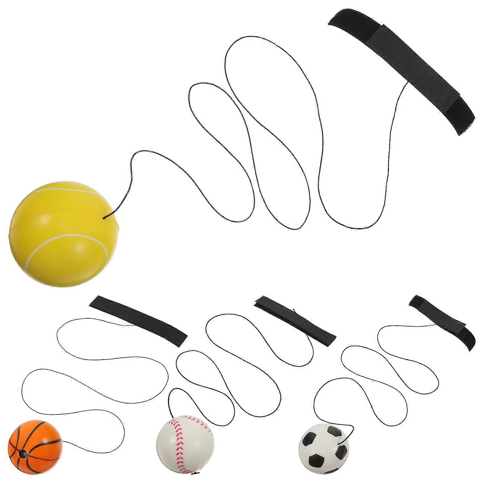 Elastic Wrist Ball 4Pcs Hand Flexibility Enhancement Interactive Game For Families Teens Kids Great For Fitness Activities