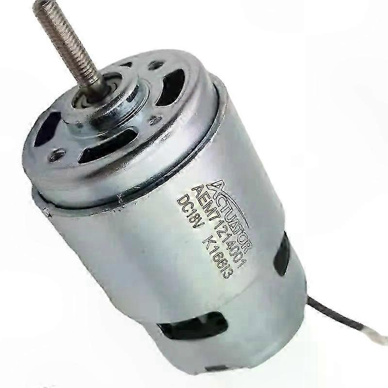 High-Power 775 DC Gear Motor with Ball Bearings, 18V, 120W, Low Noise, Large Torque Electric Component for Various Applications