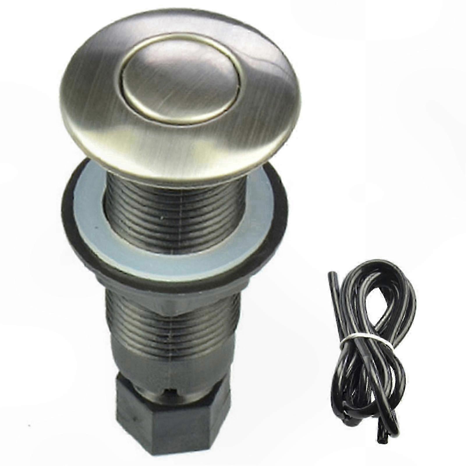 Sink Top Push Button for Garbage Disposal Air Switch Replacement Food Waste Disposer Control