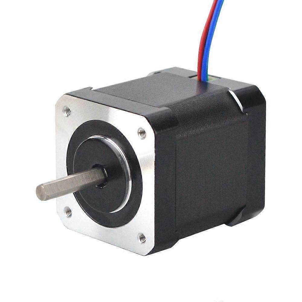 Nema 17 Stepper Motor Full D-Cut Shaft Bipolar 0.9 Degree 46Ncm 2A 42x48mm 4-Wires For 3D Printer CNC Router