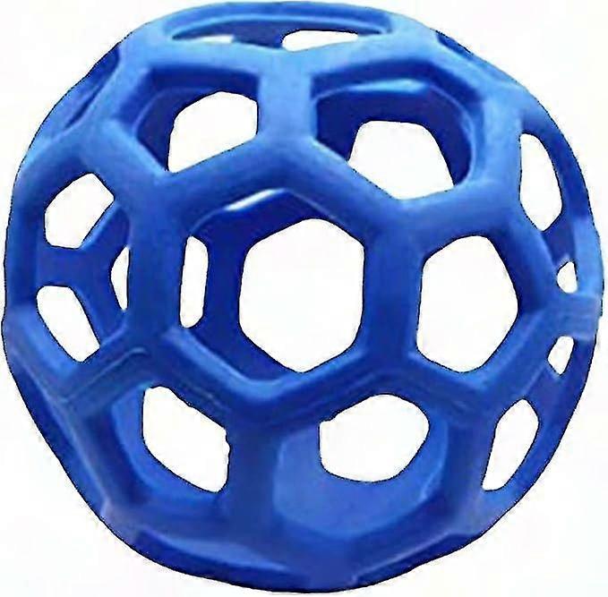 Horse Treat Ball Feeder Toy - Stress Relief Hay Feeder for Horses, Boredom Breaker Stable Toy (Blue)