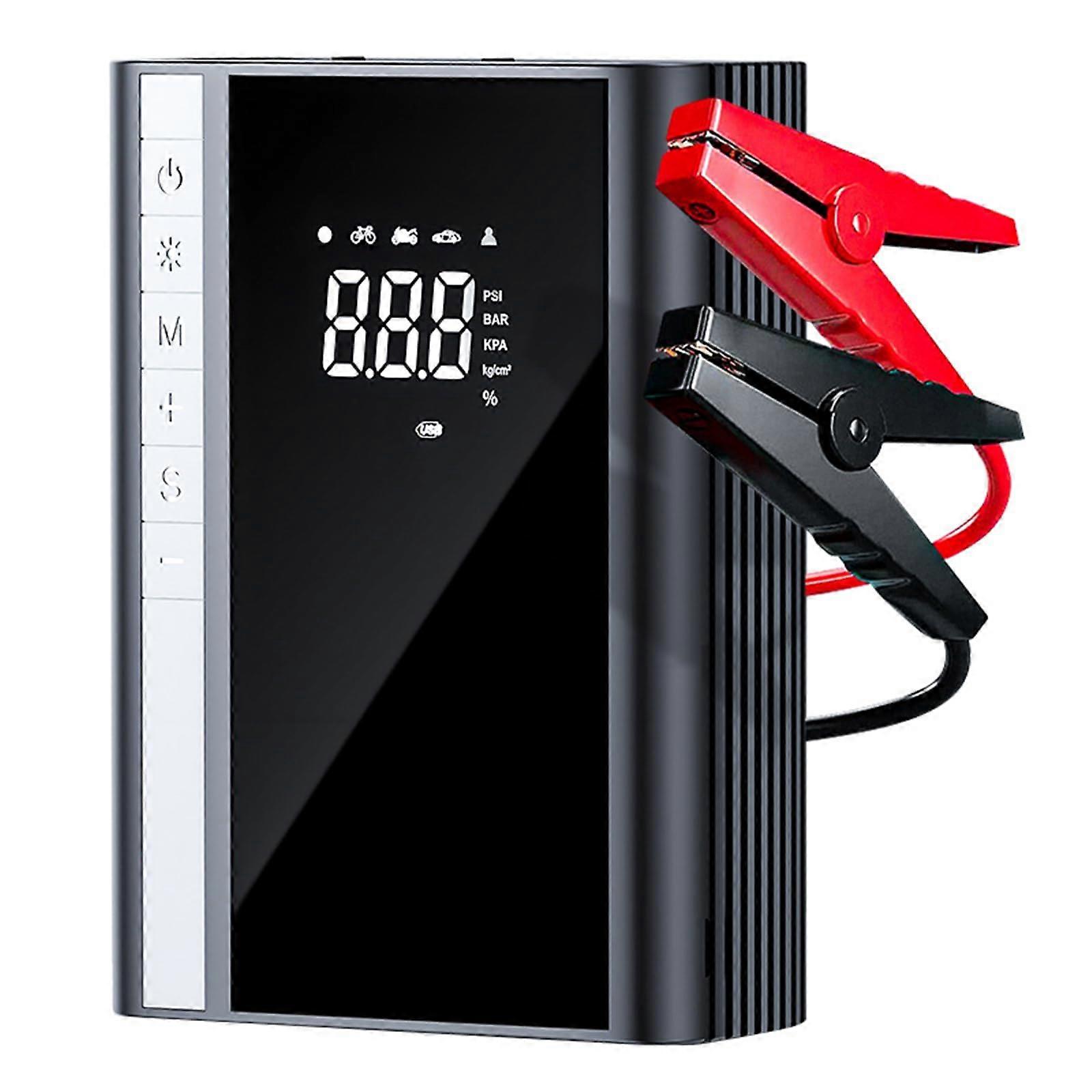 Tire Inflator Portable Air Compressor, 80W Portable 150PSI Pumps with Digital Pressure Display Cordless Air Compressor