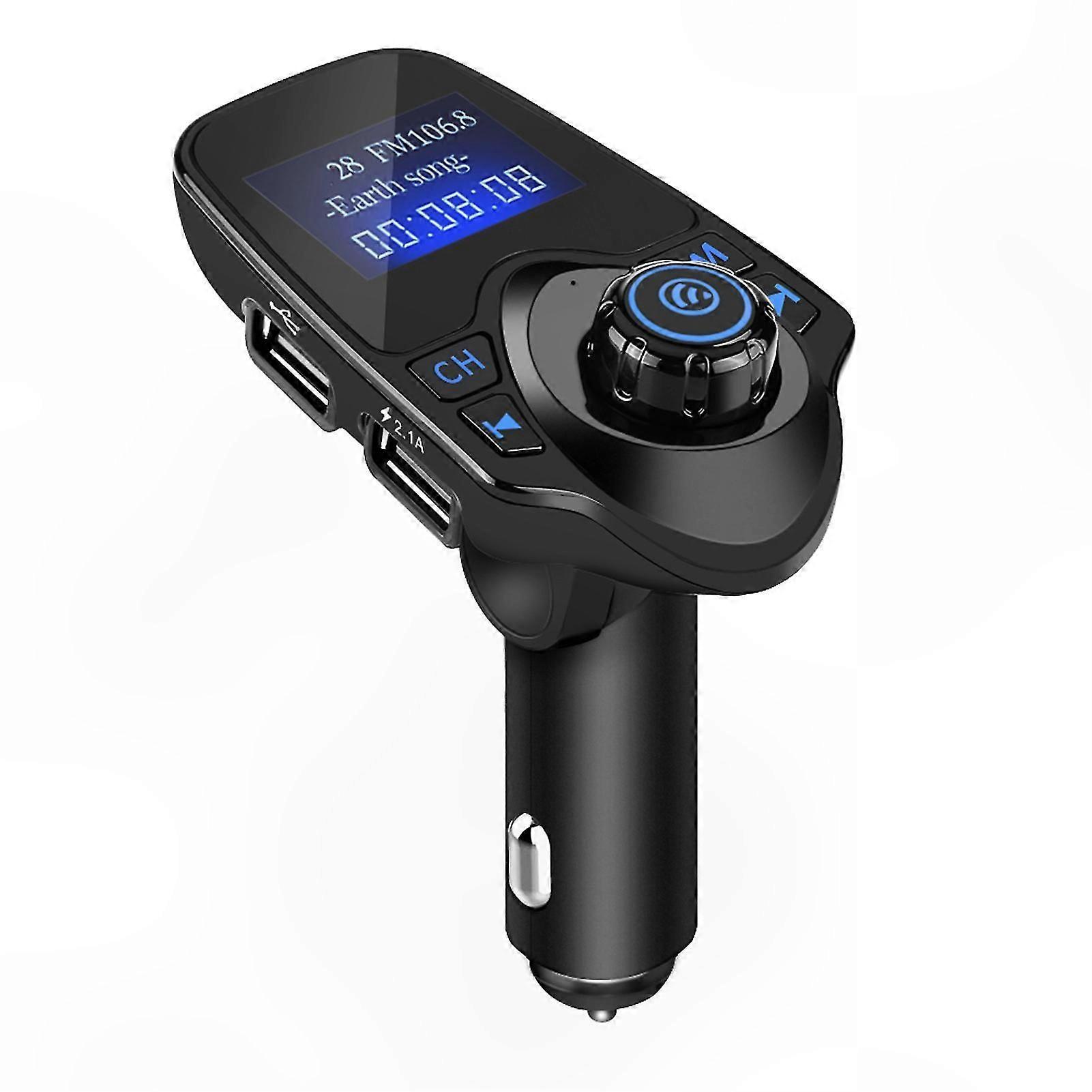 Bluetooth Car Kit with FM Transmitter MP3 Player and USB Charger for Wireless Handsfree Calling
