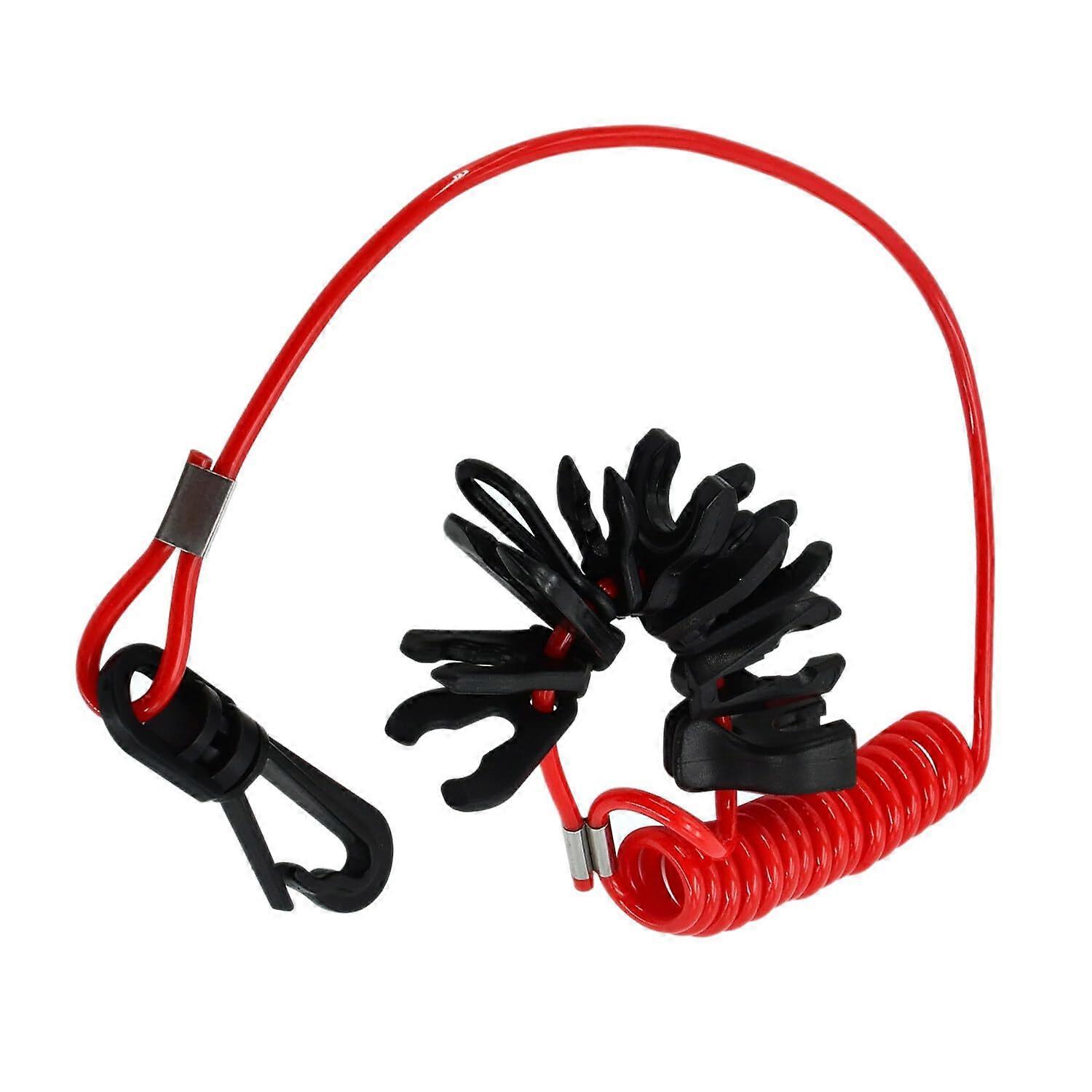 Universal Safety Stop Switch Keys And Lanyard Set For Mercury Mariner, Johnson Evinrude, Yamaha, Honda OMC