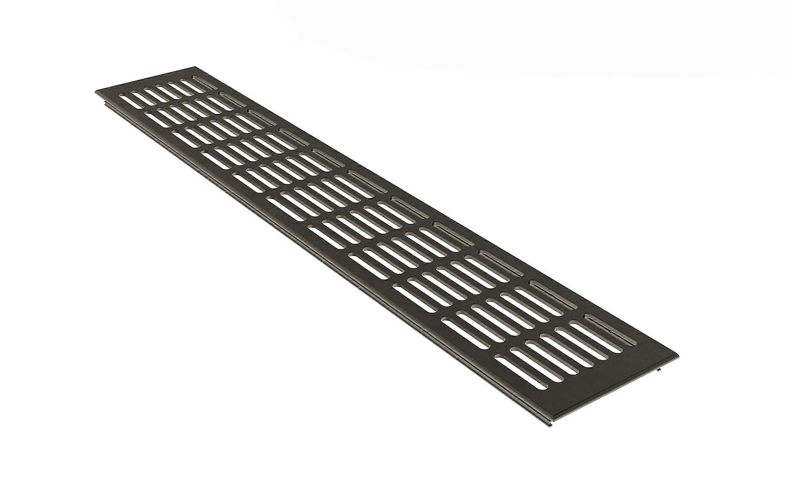 Ventilation Aluminium Web Plate Ventilation Screen Brown Anodised 100 x 1000 mm