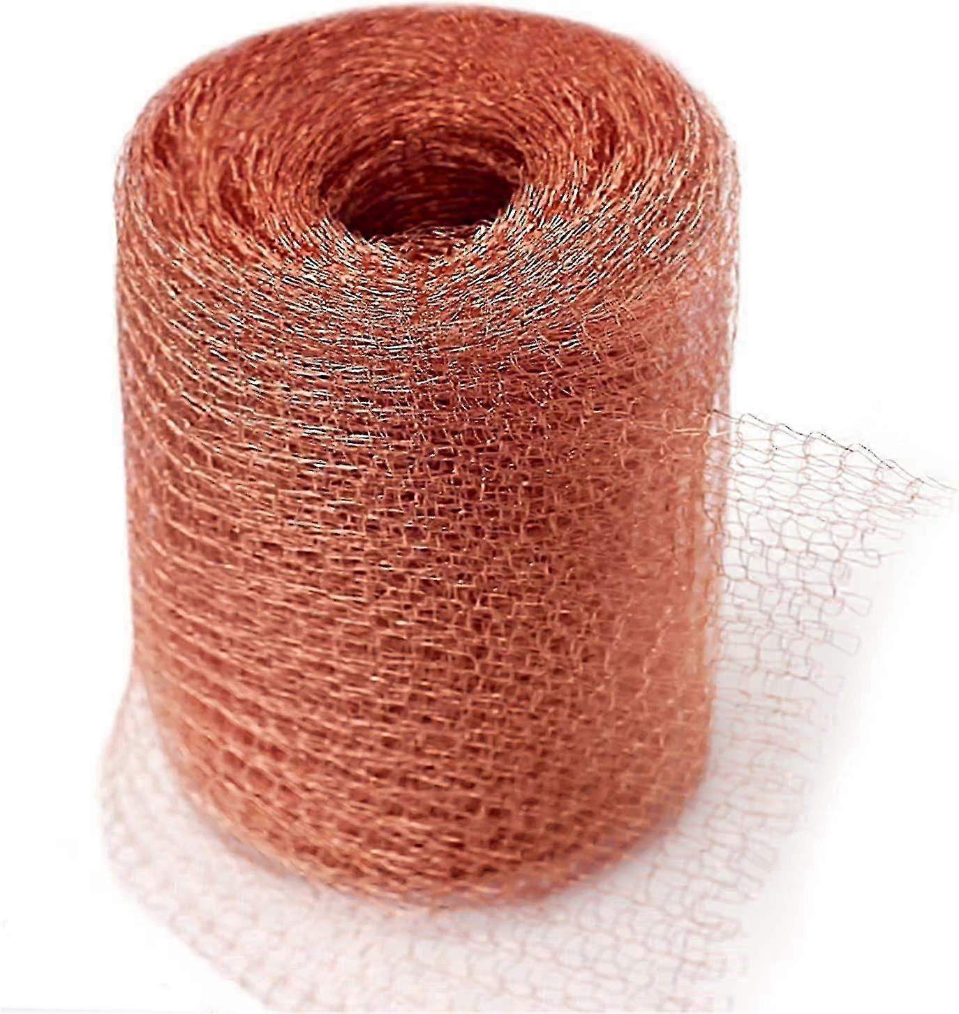 High Quality Rodent Netting, 100% Copper Anti Slug Snail Mice Rat Bird Nematodes, Suitable for Various Uses, Copper Knitted Mesh for Indoor
