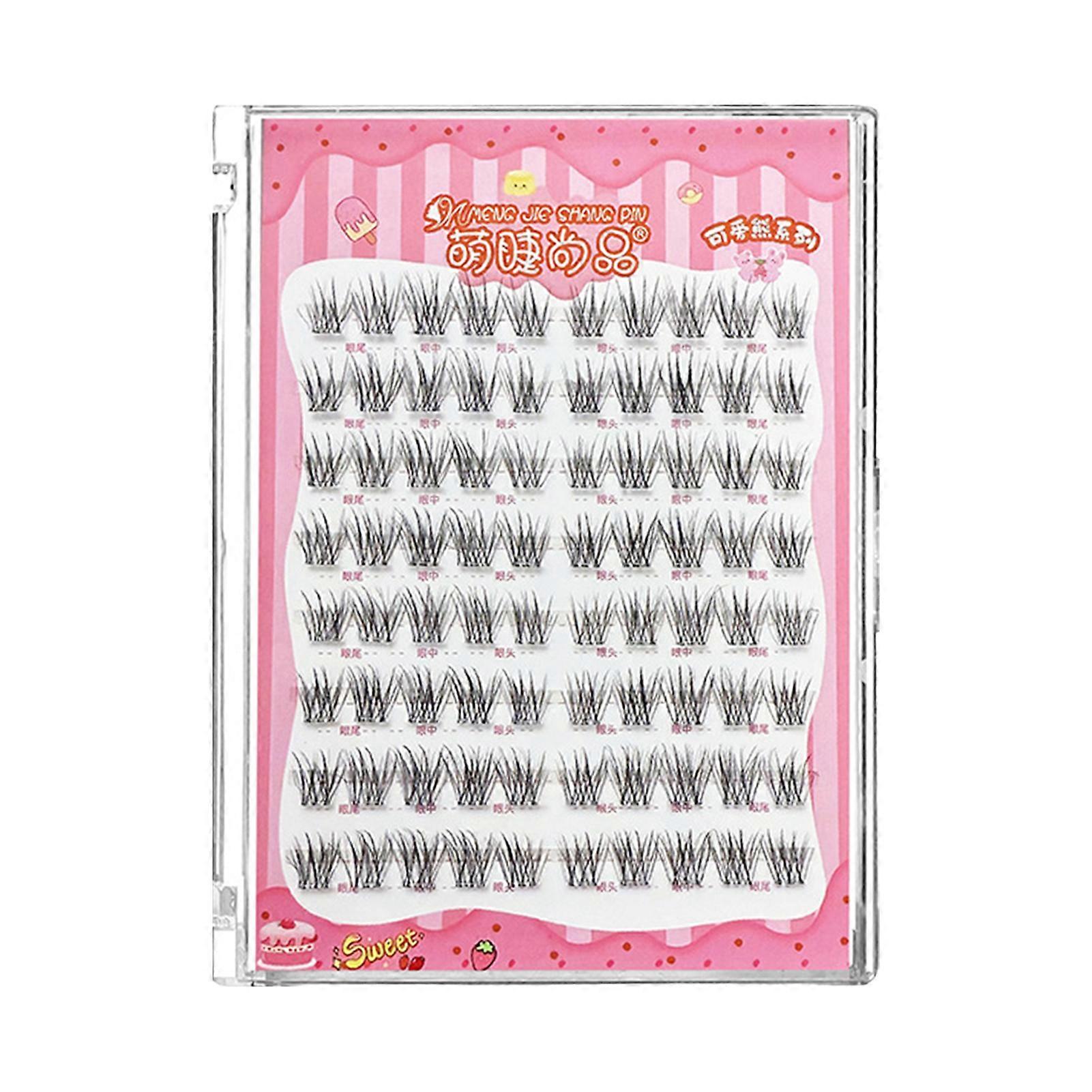 No Glue Need Eyelash Clusters Manga Self Adhesive Eyelashes