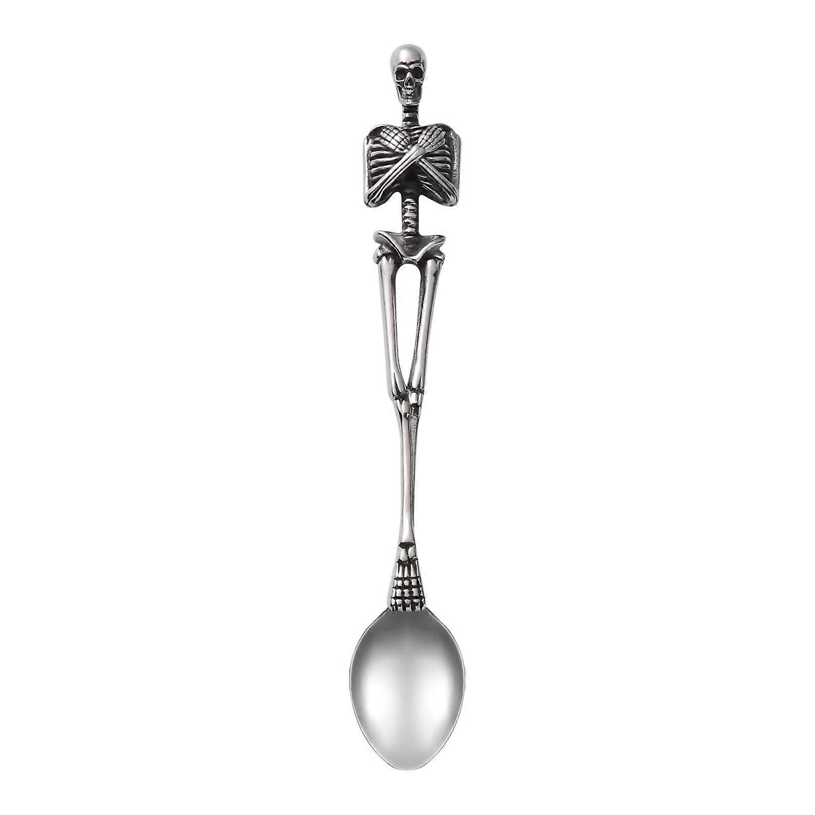 Skeleton Spoon Creative Tableware Kitchen Cutlery Halloween Decoration