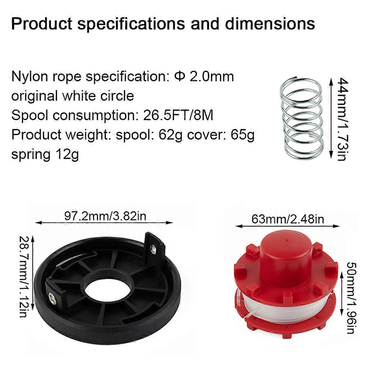 For -CT 36/30 LI E SOLO Mowing Head Spring Sleeve Mowing