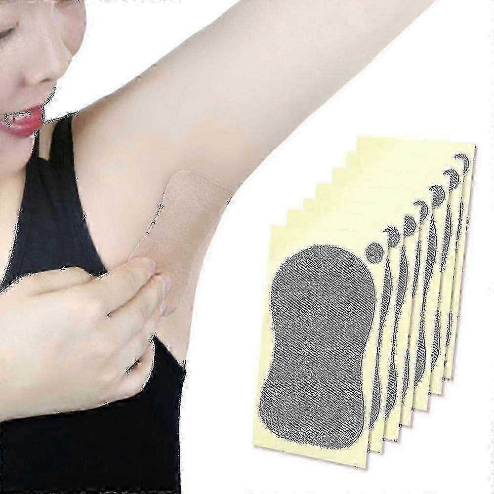 50 قطع يمكن التخلص منها تحت الإبطين ملصقات مضاد للعرق الإبط منصات العرق للهدية