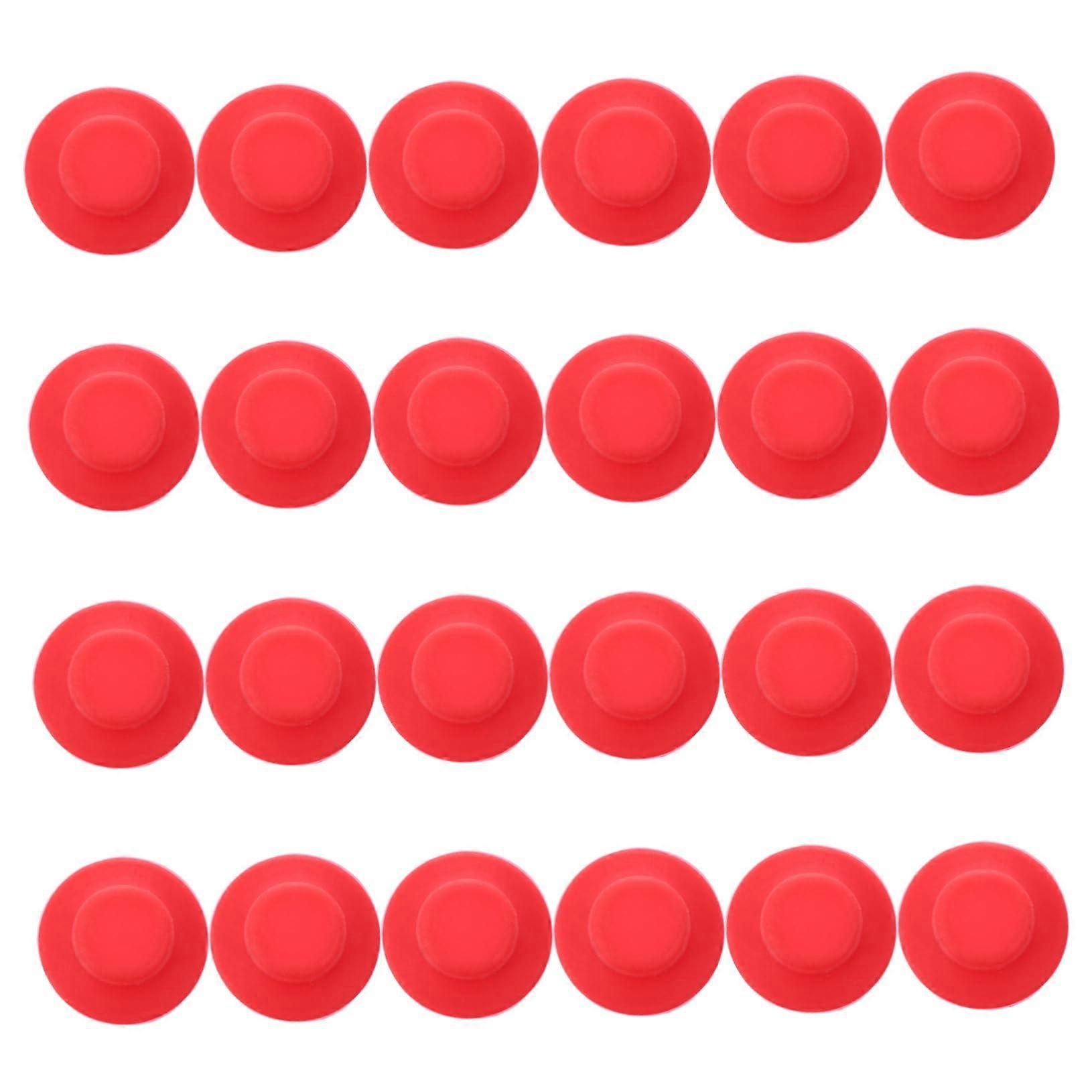 24pcs Swing Bottle Gaskets for Beer Bottles Sealing Gasket Soft Material Easy to Install and Clean Red 2.50X2.50X1.00CM