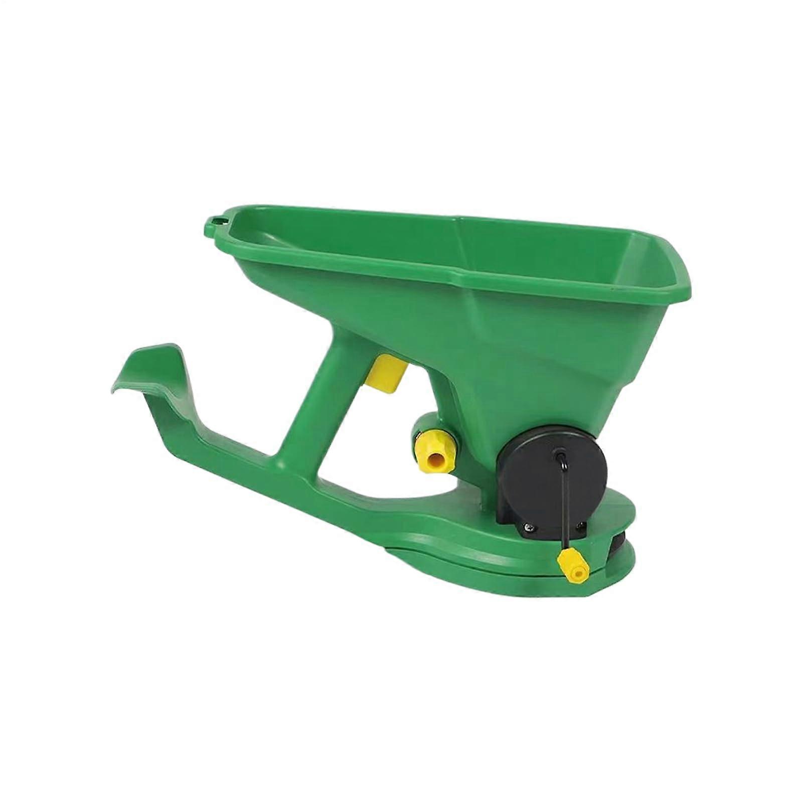 Lawn Spreader Handheld Seed Spreader With Adjustable Flow Ergonomic Handle Lightweight 39x25x17 Cm