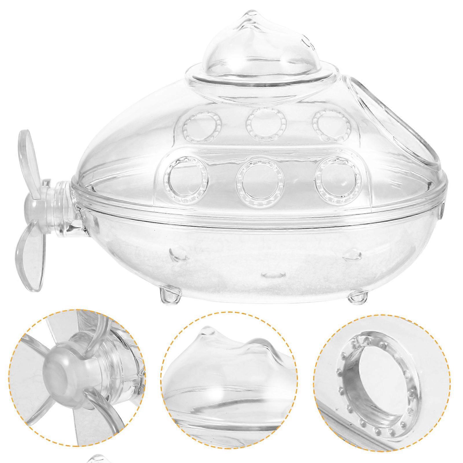 Transparent Acrylic Hamster Sand Bath for Storage Easy to Clean and Maintain Small Animal Bathtub 1