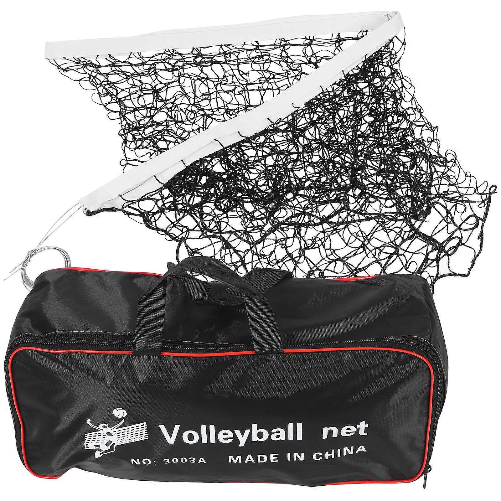 Portable Volleyball Net for Backyard Made of Durable Polyester Size 29.5ft x 31.5ft