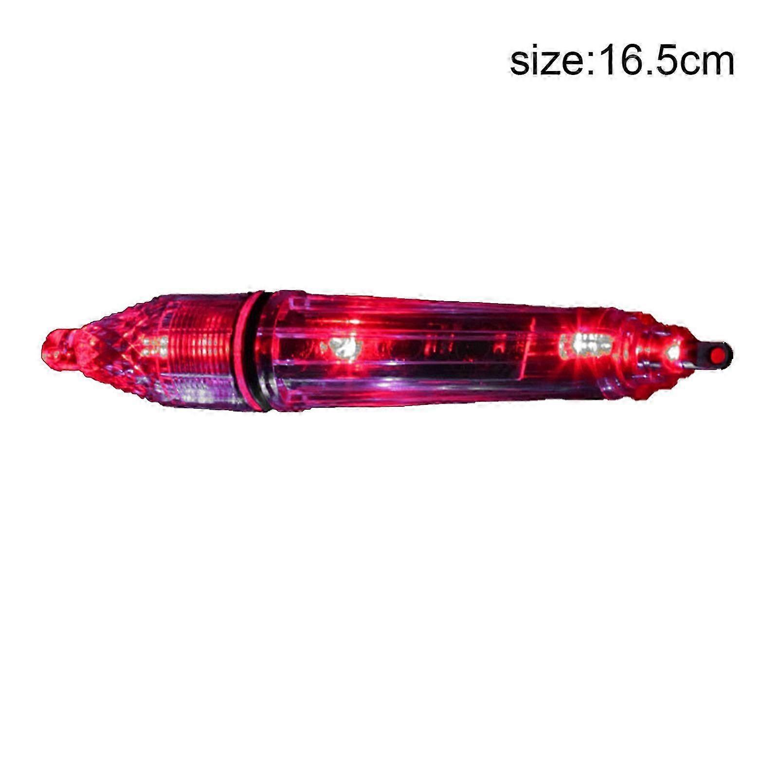 Fishing bait flasher with LED light for lures