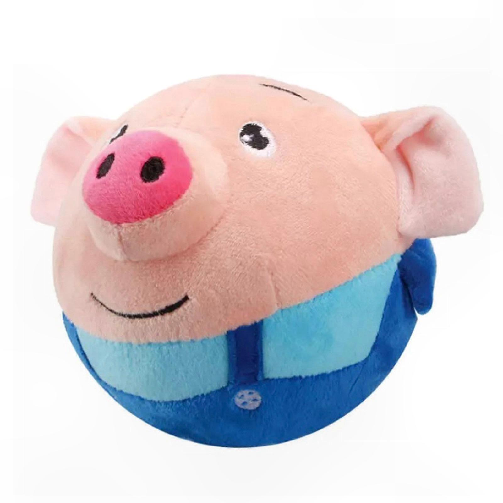 Interactive Plush Pet Toy with Sound and Motion for Dogs and Cats