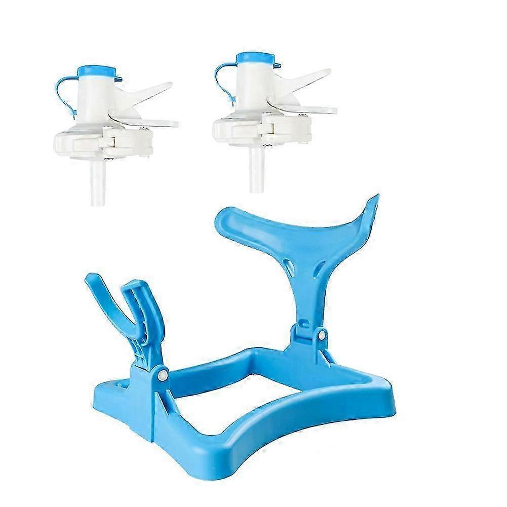 New and Improved 5 Gallon Water Jug Holder - Secure Non-Slip Countertop Stand for 2 Dispensers