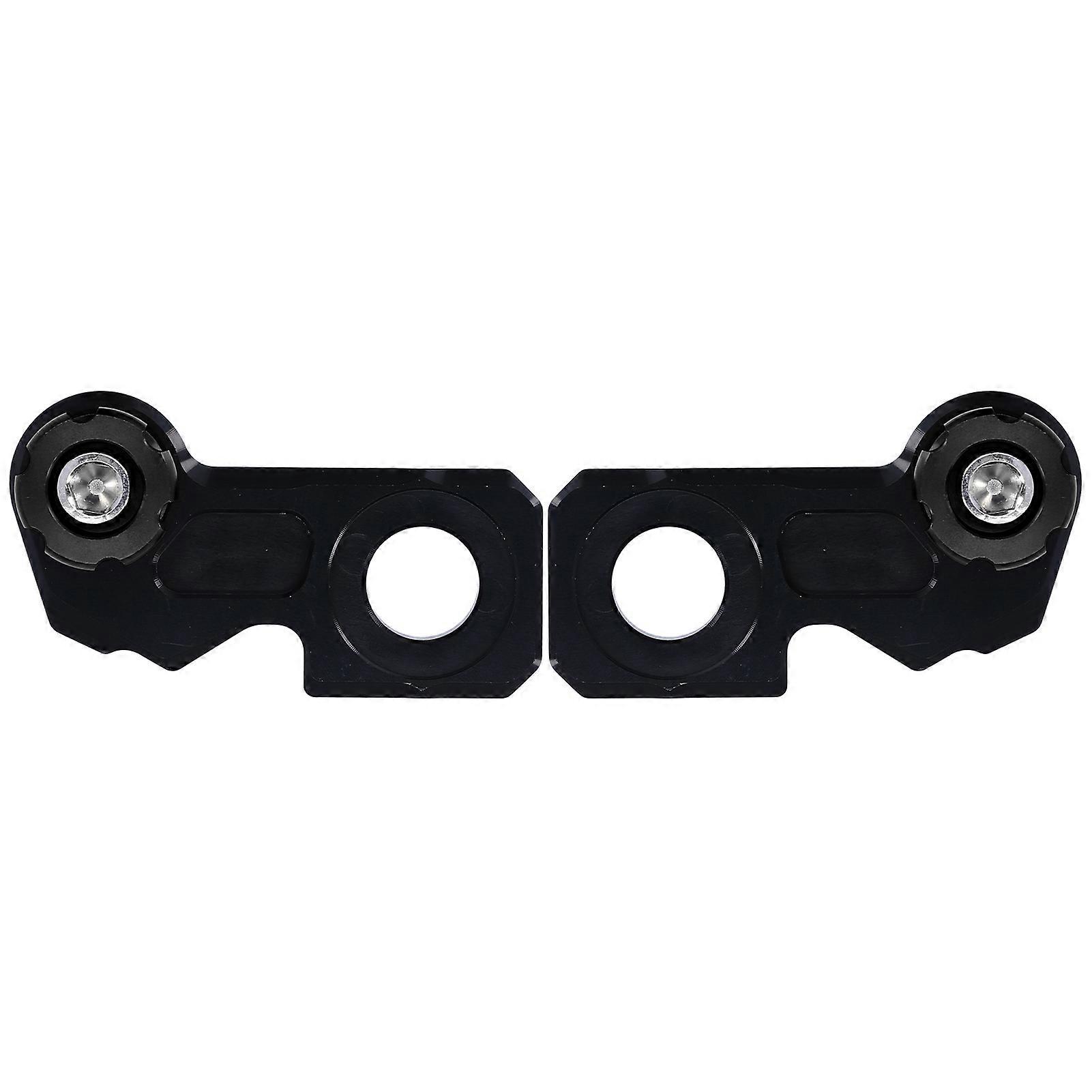 2pcs Motorcycle Axle Block Slider Aluminum Alloy Replacement for CB650R/F CBR650R 2019‑2020Black