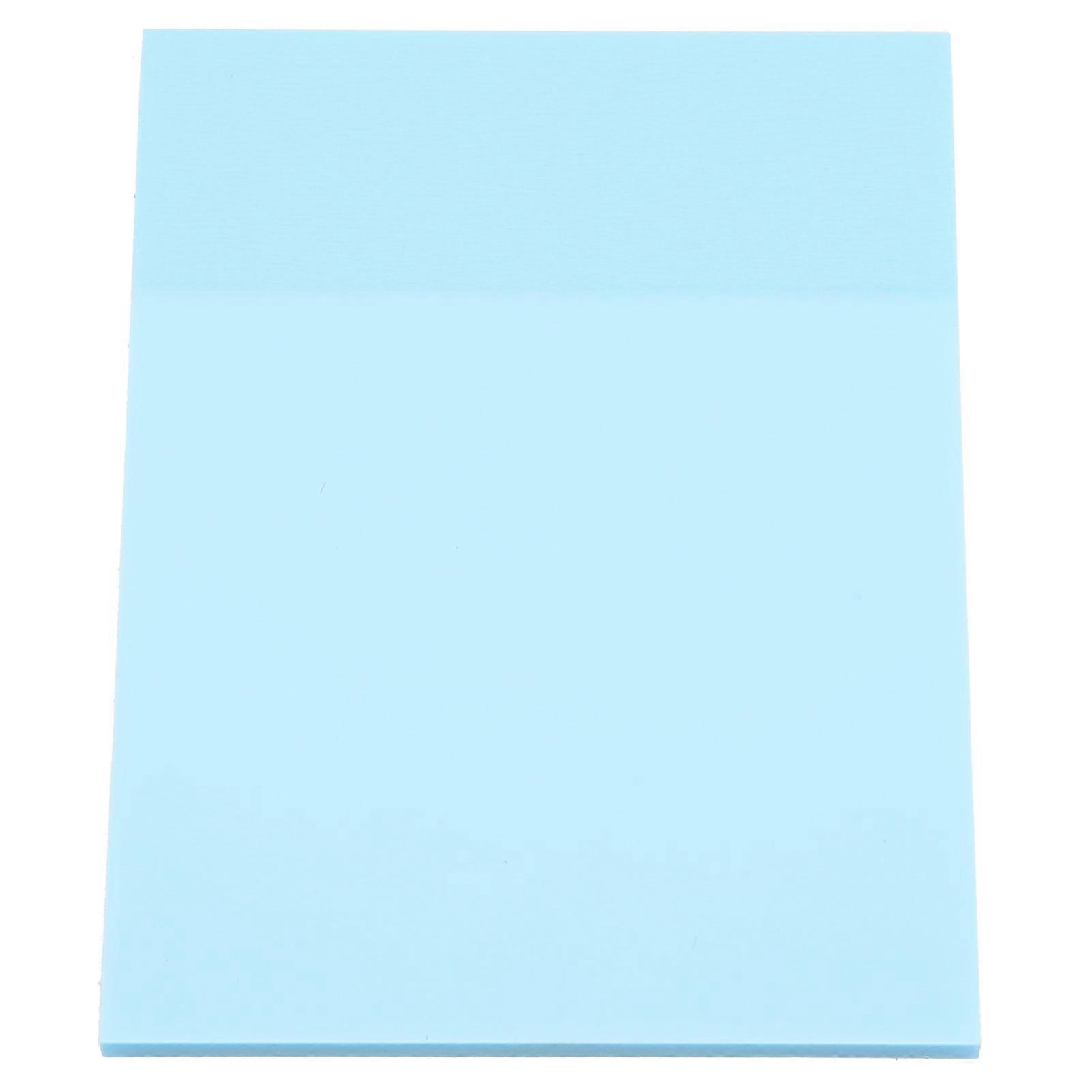 50sheets/pack Memo Pad PET Material Translucent Thick Paper Note Pads for Student School OfficeBlue 