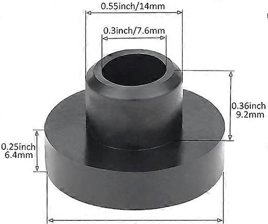 12pcs Gas Tank Grommet: Lawn Mower Gas Tank Grommet - Rubber Bushings For Shutoff Valve - Prevent Leakage Compatible With Multiple Models