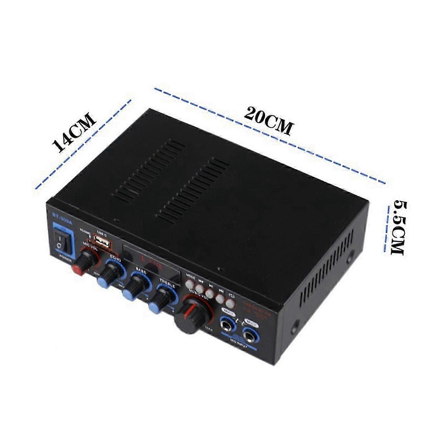 Car Audio Power AMP Bass HIFI Music Player EU Plug