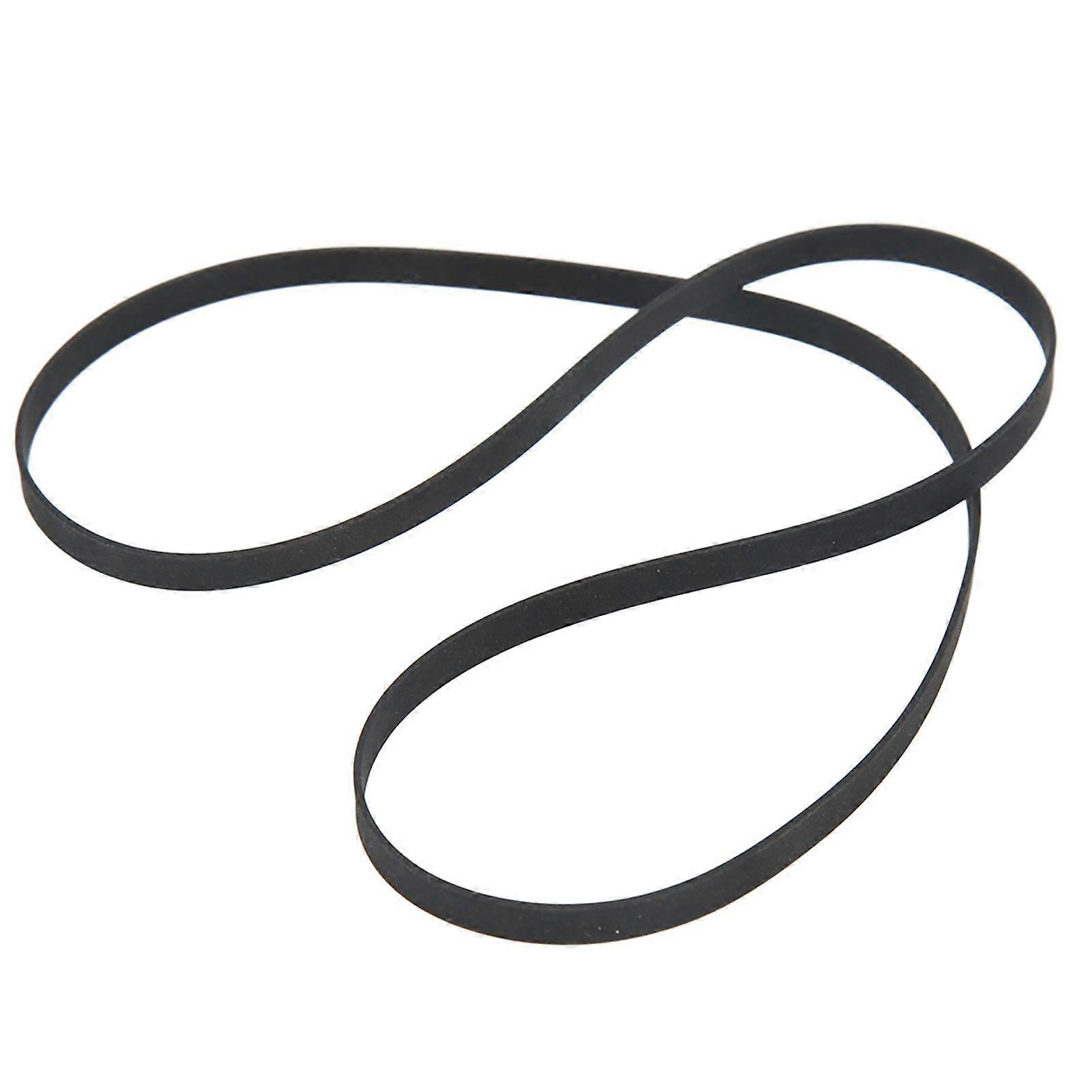Black Record Player Turntable Belt Replacement Rubber Recorder Drive Belt 49cm Length
