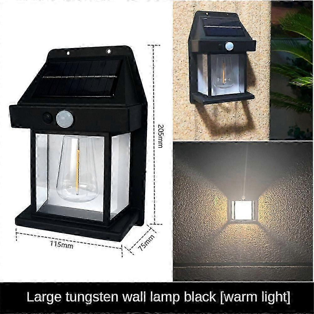 Solar Wall Light Tungsten Filament Lamp Little Night Light Courtyard Light