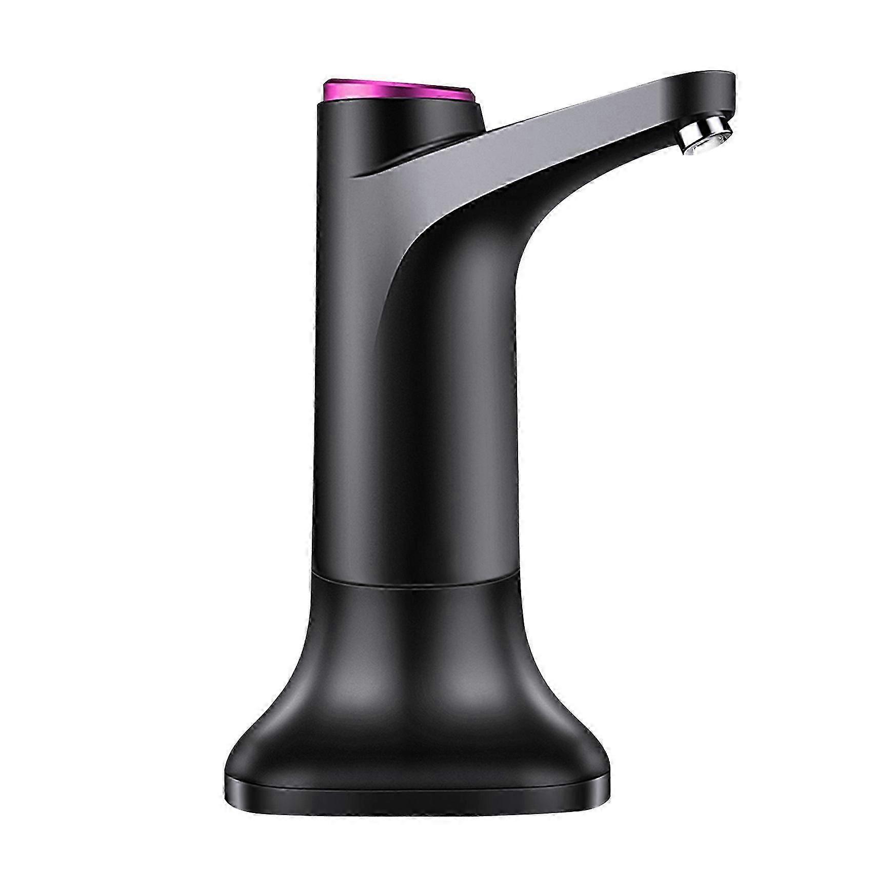 Pompa elettrica USB per bottiglie d'acqua con base - Distributore d'acqua automatico portatile per secchi e bottiglie