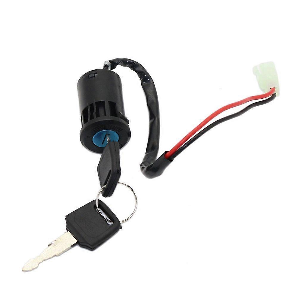 1 juego de interruptor de llave de encendido ATV universal de 2 cables llaves de encendido llave de bloqueo de interruptor de arranque para ATV Go Kart