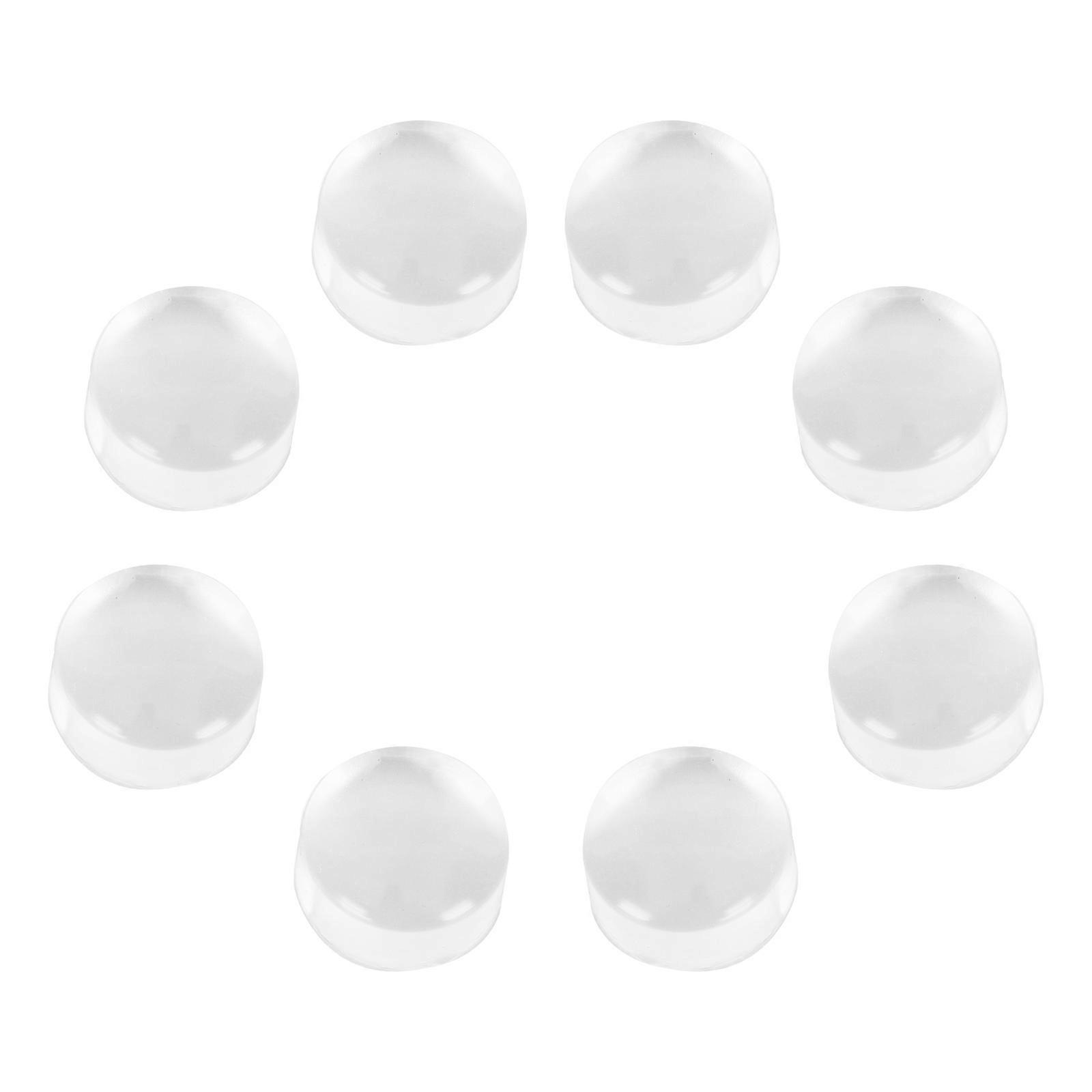 Manicure DIY Stampers Nail Transparent Seals Silicone Head 8Pcs Set