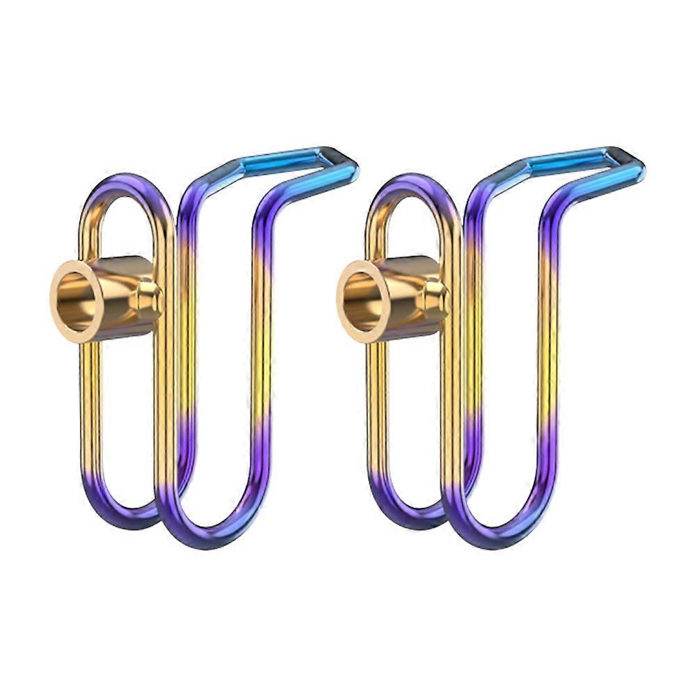 2Pcs Motorcycle Bracket Hooks Designed for Luggage Hanging and Storage Organization with Corrosion-Resistant Technology