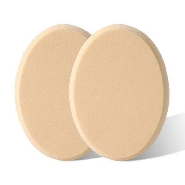 2pcs Powder Puff Oval Wet and Dry Useful