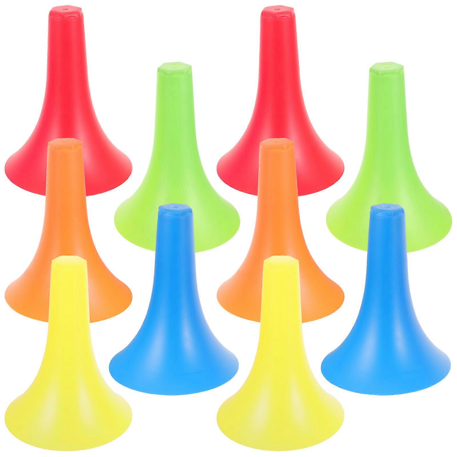 Traffic Cone Basketball for Playing Use 10Pcs Sturdy Plastic Training Cones