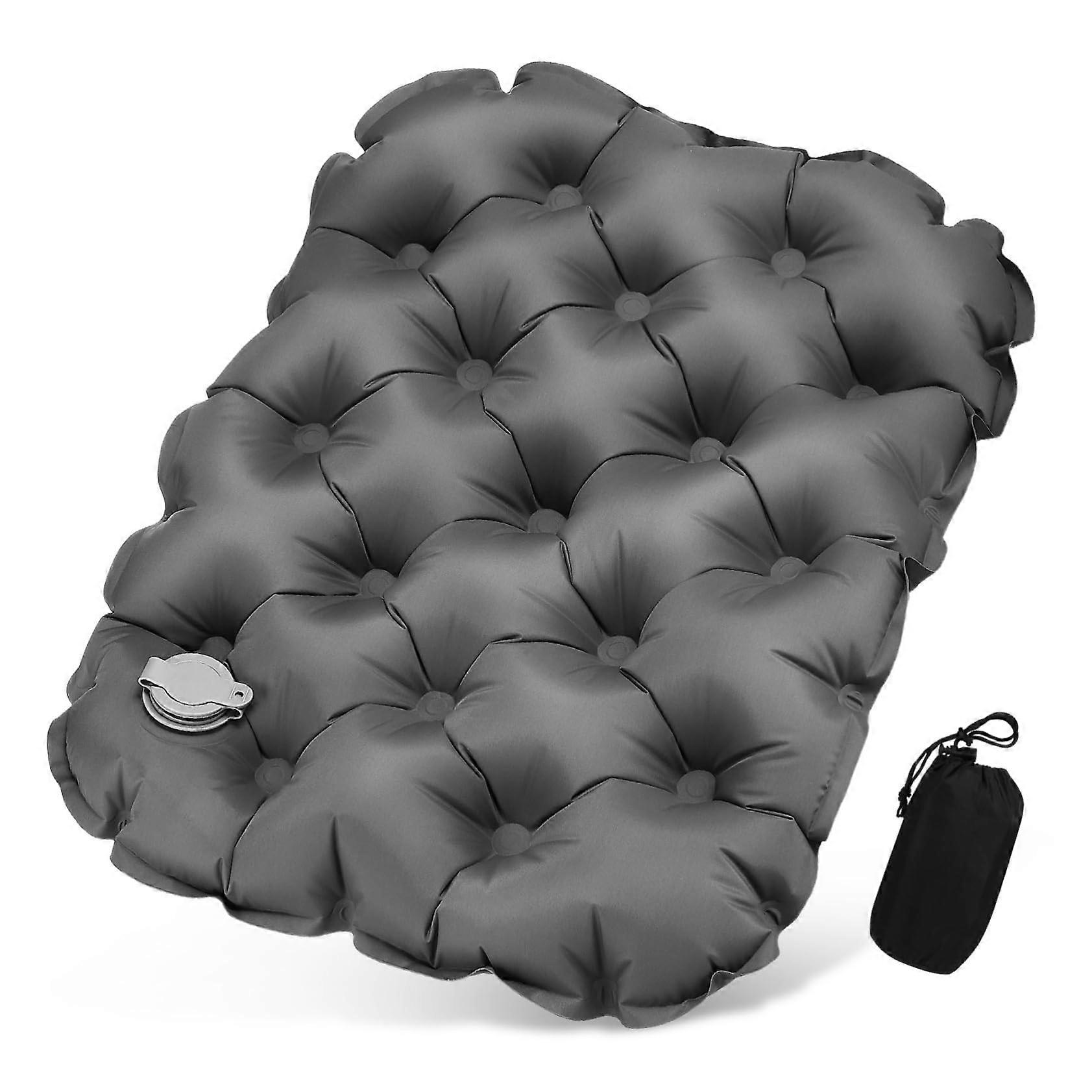 Portable Inflatable Seat Pad Quick Inflation Camping Cushion For Stadiums Parks Travel Ultralight Outdoor Seating Pad Compact Storage