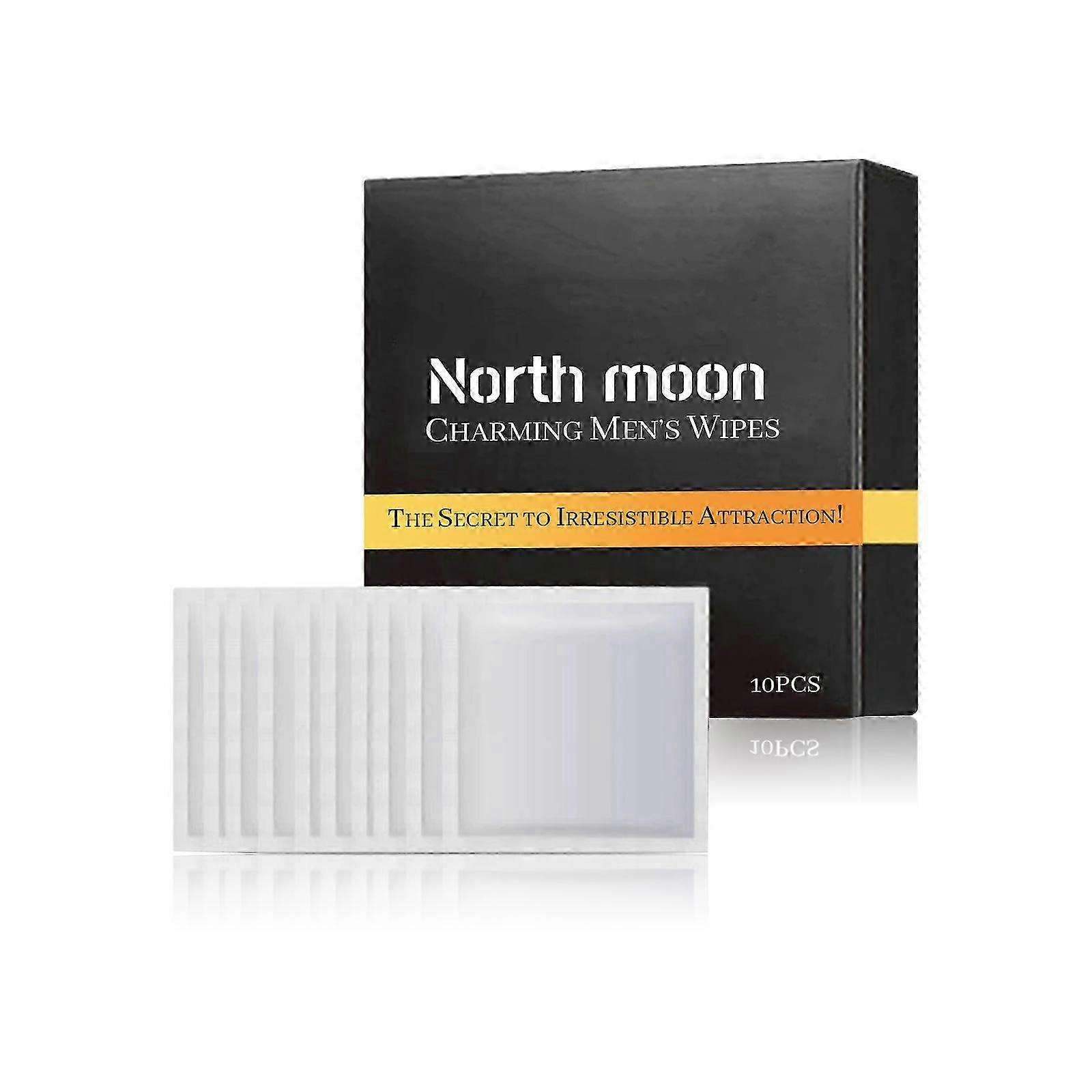 North Moon Body Cleansing Wipes, gentle cleansing, moisturizing, refreshing, portable and fragrant wet wipes
