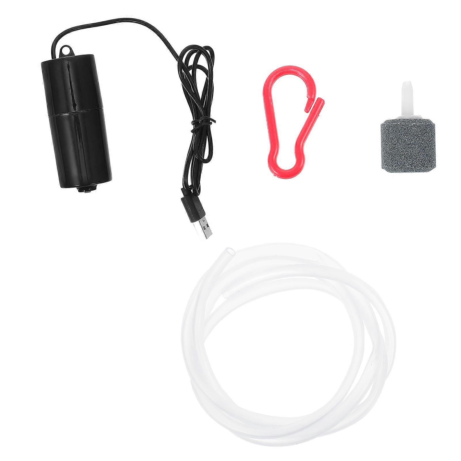 Oxygen Pump USB Charging Aquarium Water Pump for Home Use 1Set